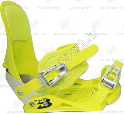 Сноуборд.крепления Bonza Zombie Yellow