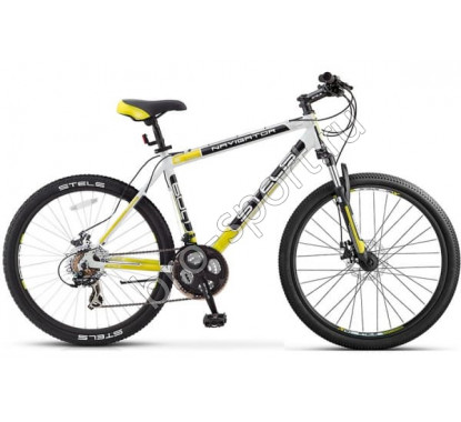 Велосипед Stels Navigator 600 MD V030 Белый/Черный/Желтый