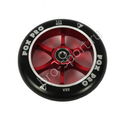 Колесо 6ST 125mm  разбор Черно/красный