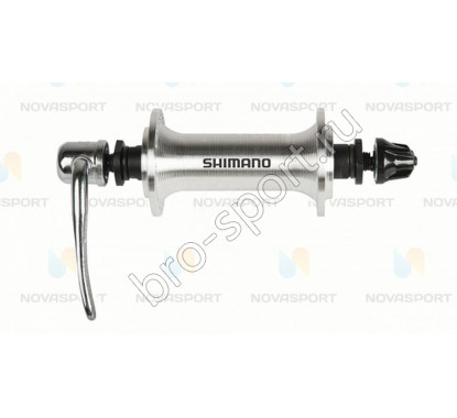 Втулка передняя Shimano Tourney TX800 32 отв QR 133 мм серебро EHBTX800BAS
