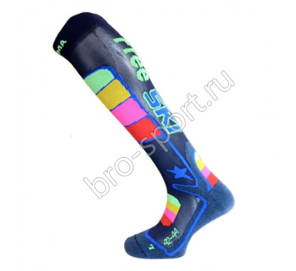Носки Enforma Ski Freeski Camp blue rainbow 4-1032