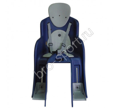 Велокресло детское GH-511BLU, быстросъемное, крепеж на подседельную трубу сзади,синее