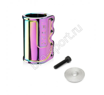 Хомут Fox F01 SCS 31.8mm, 4 bolt Rainbow
