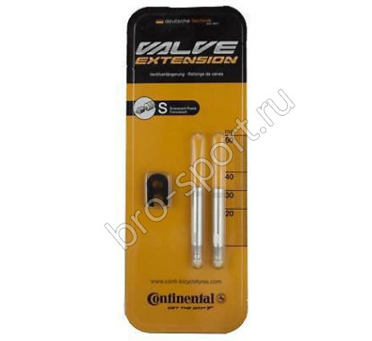 Continental Presta алюминиевый. Длинна: 30мм. 2шт.