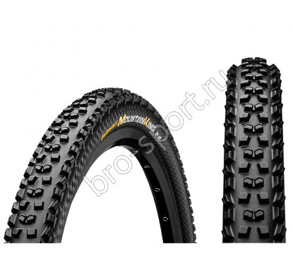 Покрышка Continental Mountain King II 2.2, 26 x 2.2, (55-559) складная, 4/240TPI, ProTection, BlackChili