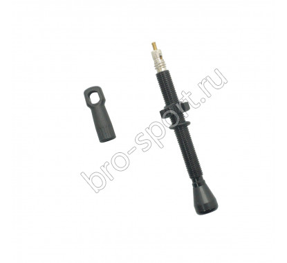 Вентиль для бескамерных колёс, AL6061, PRESTA L:60мм 1 шт. с ключом NZ-CN5
