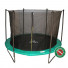 Батут DFC JUMP 8ft с сеткой, складной, чехол, green (244см)
